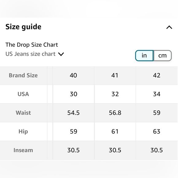 The Drop Size 42 (US 34W) Stone Washed Wide Leg Jeans - Picture 6 of 10